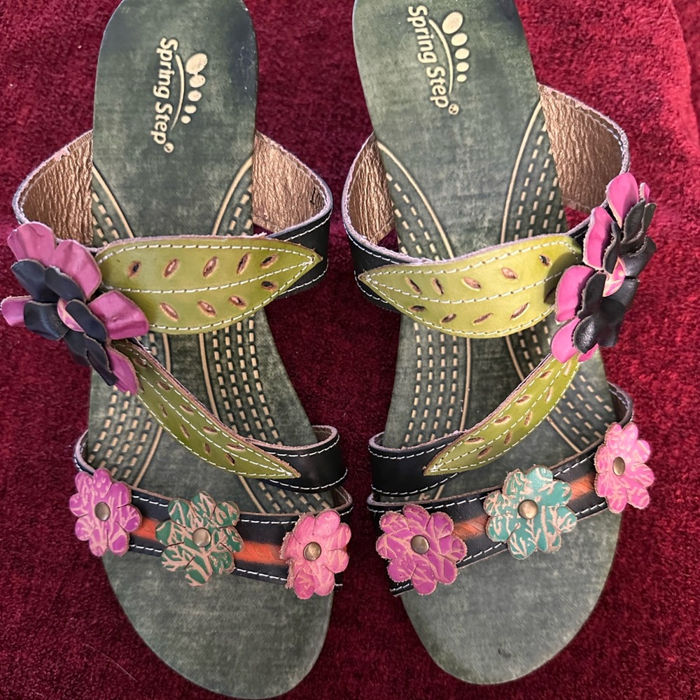 Spring Step L’Artiste-Multi-colored Shoe; New in box